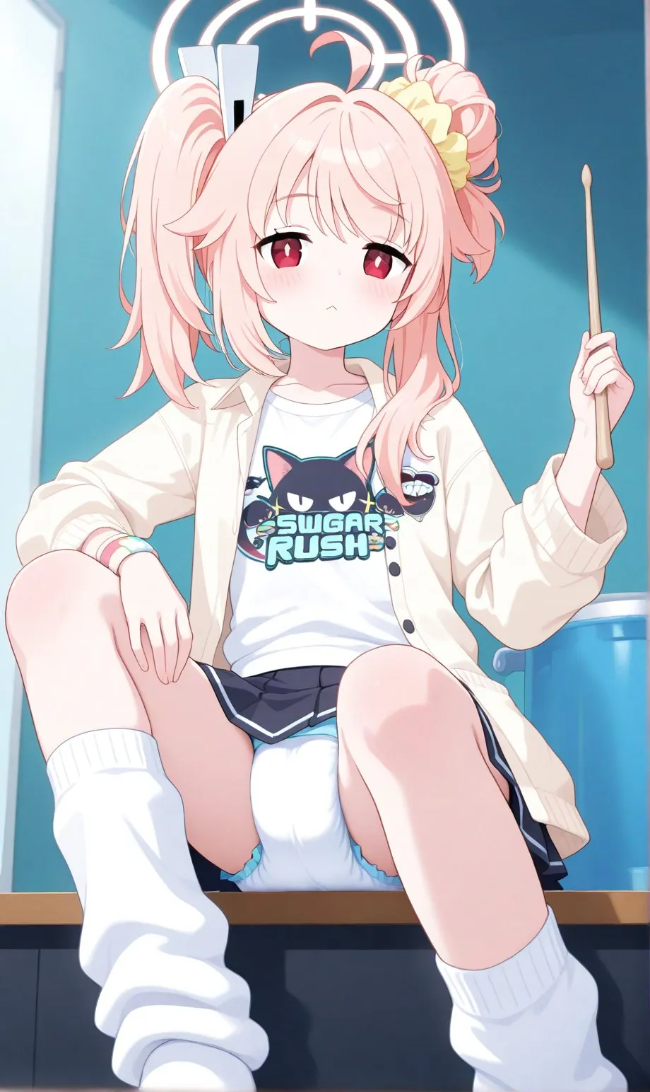 Yutori Natsu in diapers
